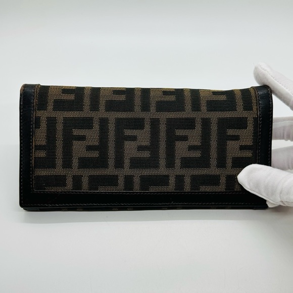 Fendi Handbags - Fendi Long Zucca Monogram Wallet